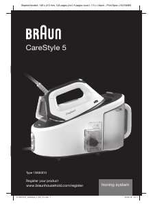 Návod Braun IS 5145 WH CareStyle 5 Žehlička