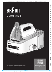 Manual Braun IS 5043 WH CareStyle 5 Ferro