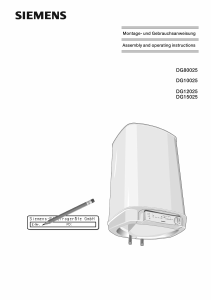 Manual Siemens DG15025 Boiler