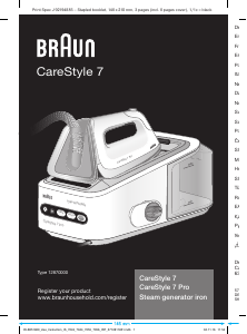 Brugsanvisning Braun IS 7056 Pro BK CareStyle 7 Strygejern