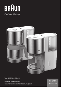 Manual de uso Braun KF 5105 BK Máquina de café