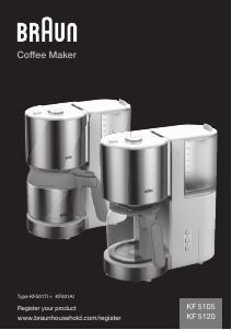 Brugsanvisning Braun KF 5105 WH Kaffemaskine