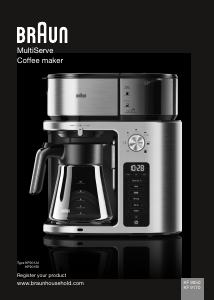 كتيب براون KF 9170 SI MultiServe ماكينة قهوة