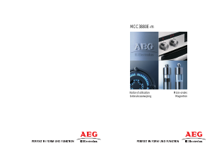 Mode d’emploi AEG-Electrolux MCC3880E-m Micro-onde