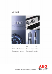 Manuale AEG-Electrolux MC1762E Microonde