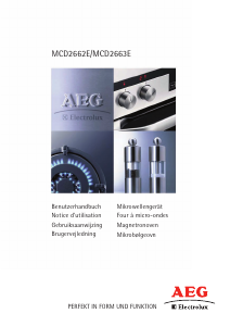 Mode d’emploi AEG-Electrolux MCD2663E Micro-onde