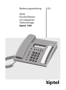 Bedienungsanleitung Tiptel 194 Telefon