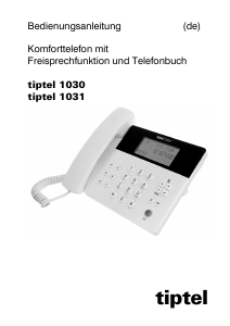 Bedienungsanleitung Tiptel 1030 Telefon
