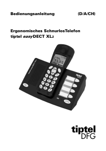 Bedienungsanleitung Tiptel easyDECT XL2 Schnurlose telefon