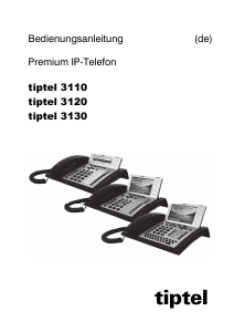 Bedienungsanleitung Tiptel 3120 IP-telefon