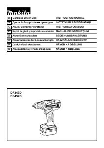 Manual Makita DF347DWE Maşină de găurit-înşurubat