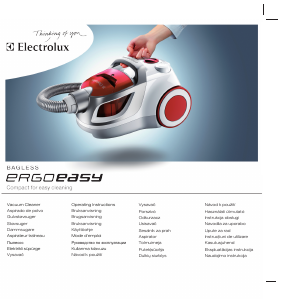 Rokasgrāmata Electrolux ZTI7635 ErgoEasy Putekļu sūcējs