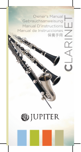Manual Jupiter JCL700SQ Clarinet
