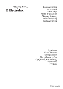 Mode d’emploi Electrolux ECN26105W Congélateur