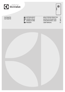 Mode d’emploi Electrolux EUF2642FW Congélateur