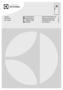 Mode d’emploi Electrolux EUT1100FW Congélateur