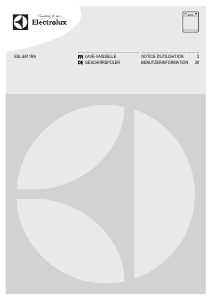 Mode d’emploi Electrolux ESL6611RA Lave-vaisselle