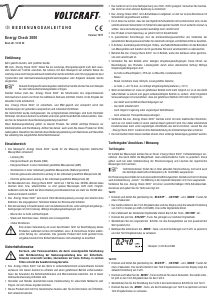 Handleiding Voltcraft Energy Check 3000 Energiemeter