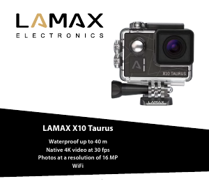 Manual Lamax X10 Action Camera