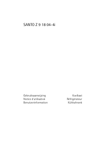 Mode d’emploi AEG SANTO Z 9 18 04-4i Réfrigérateur
