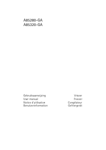 Manual AEG A85280-GA Freezer