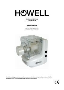 Manuale Howell MPP2000 Macchina per pasta