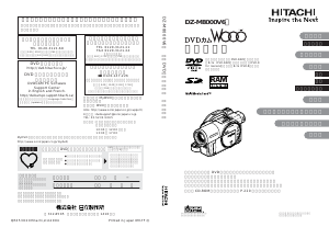 説明書 日立 DZ-M8000V6 カムコーダー