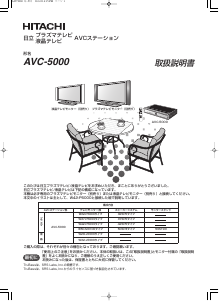 説明書 日立 AVC-5000 LEDテレビ