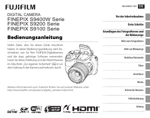 Bedienungsanleitung Fujifilm FinePix S9200 Digitalkamera