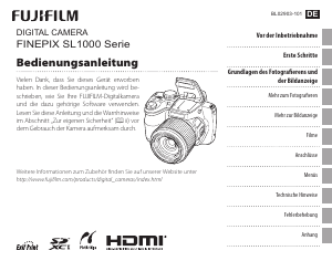 Bedienungsanleitung Fujifilm FinePix SL1000 Digitalkamera