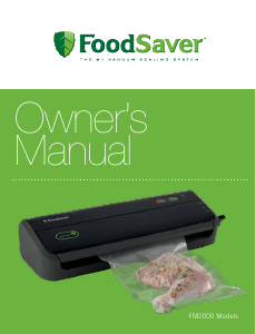 Manual FoodSaver FM2000 Vacuum Sealer