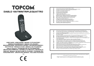 Handleiding Topcom Diablo 100 Draadloze telefoon