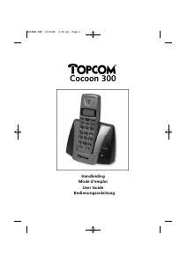 Mode d’emploi Topcom Cocoon 300 Téléphone sans fil