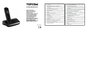 Bruksanvisning Topcom Ultra SR1250 Eco Trådlös telefon