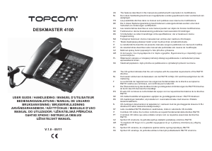 Manual Topcom Deskmaster 4100 Phone