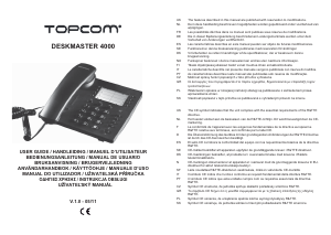 Manuale Topcom Deskmaster 4000 Telefono