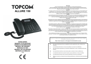 Bedienungsanleitung Topcom Allure 150 Telefon