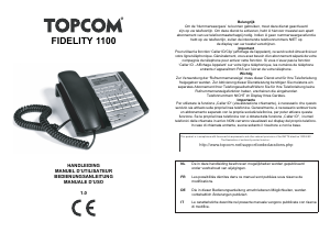 Manuale Topcom Fidelity 1100 Telefono