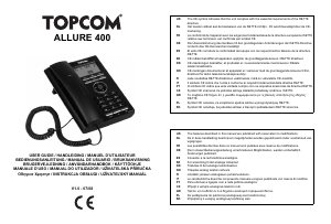 Manuale Topcom Allure 400 Telefono