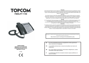 Manuale Topcom Fidelity 1150 Telefono