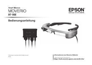 Bedienungsanleitung Epson BT-35E Moverio Intelligente Brille