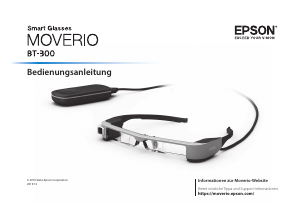 Bedienungsanleitung Epson BT-300 Moverio Intelligente Brille