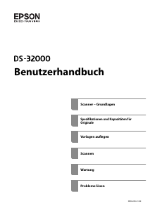 Bedienungsanleitung Epson DS-32000 Scanner