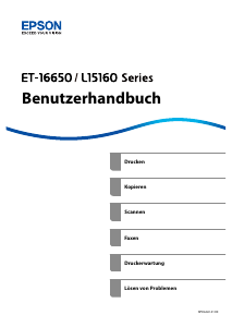 Bedienungsanleitung Epson ET-16650 EcoTank Multifunktionsdrucker