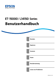 Bedienungsanleitung Epson ET-15000 EcoTank Multifunktionsdrucker