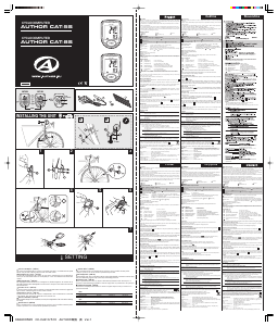 Manuale Author CAT-8S Ciclocomputer