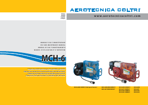 Manual de uso Aerotecnica Coltri MCH-6/EM Compresor