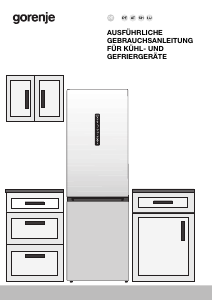 Bedienungsanleitung Gorenje NRC6204SXL4 Kühl-gefrierkombination