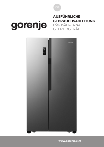 Bedienungsanleitung Gorenje NRS918EMX Kühl-gefrierkombination