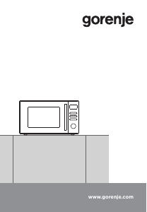 Manual Gorenje MMO20DEII Cuptor cu microunde